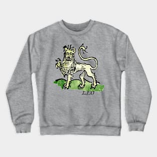 Leo - Medieval Astrology: Crewneck Sweatshirt